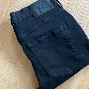 Everlane High Waisted Black Skinny Ankle Jeans sz 28
